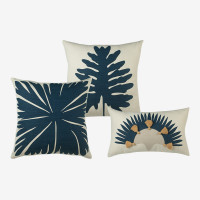 Trio Promocional - Aspen - Off | Marinho - 50x50 cm Trio Promocional - Aspen - Off | Marinho - 50x50 cm